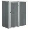 Image de Abri de Jardin cabane cabanon Maison de Stockage Remise extérieur Hangar Outils Robuste 180,5 x 97 x 209,5 cm Acier galvanisé Gris 02_0022230