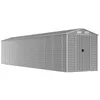 Image de Abri de Jardin cabane cabanon Maison de Stockage Remise extérieur Hangar Outils Robuste Clair 191 x 895 x 198 cm Acier galvanisé Gris 02_0022250