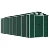 Image de Abri de Jardin cabane cabanon Maison de Stockage Remise extérieur Hangar Outils Robuste 191 x 640 x 198 cm Acier galvanisé Vert 02_0022353