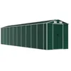 Image de Abri de Jardin cabane cabanon Maison de Stockage Remise extérieur Hangar Outils Robuste 191 x 895 x 198 cm Acier galvanisé Vert 02_0022356