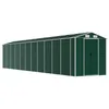 Image de Abri de Jardin cabane cabanon Maison de Stockage Remise extérieur Hangar Outils Robuste 191 x 980 x 198 cm Acier galvanisé Vert 02_0022357
