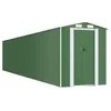 Image de Abri de Jardin cabane cabanon Maison de Stockage Remise extérieur Hangar Outils Robuste 192 x 1021 x 223 cm Acier galvanisé Vert 02_0022358