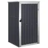 Image de Abri de Jardin cabane cabanon Maison de Stockage Remise extérieur Hangar Outils Robuste 88 x 89 x 161 cm Acier galvanisé Anthracite 02_0022411