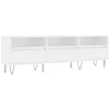 Image de Helloshop26 Meuble TV multimédia étagère télévision Buffet téléviseur Salle à Manger Salon Chambre 150 x 30 x 44,5 cm Bois d'ingénierie Blanc 02_0025971