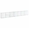 Image de Panier gabion clôture cage mur de soutènement avec couvercle 700 x 50 x 100 cm fer galvanisé Argent 02_0040193