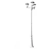Image de Lampadaire extérieur triple blanc 215 cm luminaire décoration 2402083