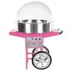 Image de Machine à barbe à papa professionnelle diamètre 72 cm avec chariot et coupole de protection 3614074