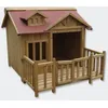 Image de Niche à Chien XL Maison pour Chien Bois Massif terrasse 3716051