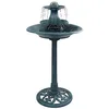 Image de Décoration jardin baignoire mangeoire pour oiseaux avec fontaine Vert 50x91 cm Plastique DEC020805