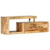 Image de Helloshop26 Meuble télé Buffet TV télévision Design Pratique 120 cm Bois Massif de manguier 2502274
