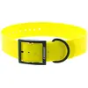 Image de Collier Chien Xtreme Polyuréthane - Boucle Double - 3 Coloris, Largeur 38mm, 2.5mm d'épaisseur, Longueur 70cm, Canihunt Marque Française (Jaune)