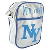 Image de Hip Hop Honour Sacoche NY Grise et Bleue streetwear - Taille unique - Gris