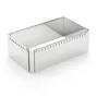 Image de De Buyer - Cadre à entremets rectangle extensible en inox - 21,5 x 11,5 x 7,5 cm (max 40 x 21 x 7,5 cm) -, Gris