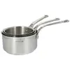 Image de Set 3 casseroles inox Milady 16, 18 et 20 cm De Buyer