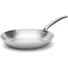 Image de De Buyer - Poêle à frire en inox 3 couches ALCHIMY - 32 cm - Fabriquée en France, Maîtrise de la Cuisson, Inox 18/10, Tous Feux + Four, Finition Poli Brossé