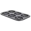 Image de Plaque 6 mini savarins acier De Buyer