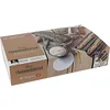 Image de De Buyer - Box #HOMEBREAD Baguette & Pain : plaque de cuisson, moule rectangulaire, grignette et corne souple - 4 pièces -