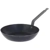 Image de De Buyer - 5020.30 - Poêle en tôle bleue, "coupe lyonnaise" - Diamètre 30
