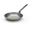 Image de De Buyer - Poêle à frire "Coupe Lyonnaise" en acier CARBONE PLUS - Diamètre 26 cm -, Gris