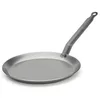 Image de De Buyer - Poêle à crêpes en acier CARBONE PLUS - Diamètre 22 cm -, Gris