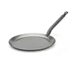 Image de De Buyer - Poêle à crêpes en acier CARBONE PLUS - Diamètre 24 cm -, Blanc
