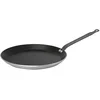 Image de De Buyer - Poêle à crêpes antiadhésive CHOC RESTO INDUCTION en aluminium - Diamètre 26 cm -, Noir, Métallique