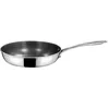 Image de Cuisinox - Virtuo - Poêle 24 cm - Fond triply, revêtement nid d'abeille antiadhérent - Compatible tous feux dont induction - Acier inoxydable - Finition Satiné - Sans PFOA et PFAS - Made in France