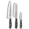 Image de Sabatier Trompette - 3 Couteaux de cuisine Carbon noirs OS