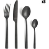Image de Amefa - Ménagère Alta miroir noire - 32 pièces OS