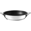 Image de Cuisinox - Eclipse - Poêle 24 cm avec revêtement céramique - Fond encapsulé - Compatible tous feux dont induction - Acier Inoxydable 18/1 - Finition miroir - Noir