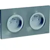 Image de Prise de courant double avec terre complète Schneider Electric Odace aluminium