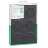 Image de Interrupteur va-et-vient complet Schneider Electric Odace anthracite, lot de 5