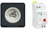 Image de Kit Mureva Styl - Protection + Prise courant 2 pôle+terre renforcée VE IP55 IK08 Gris Schneider Electric