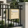 Image de Boîte aux lettres 2 portes Diall Beige