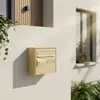 Image de Boîte aux lettres 1 porte Diall Beige faible profondeur