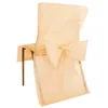Image de Santex 10 Housses de Chaise avec Noeud en intissé Ivoire