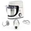 Image de Moulinex Robot pâtissier, Capacité bol 4,6 L, 8 vitesses + Pulse, Technologie Fouet Whisk pour un fouettage parfait, Batteur et pétrin en fonte d'aluminium, 1100 W, Masterchef Gourmet blanc QA510110