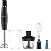 Image de Moulinex Powelix Life DD9448 Mixeur plongeant 1000 W avec lames Powelix, jusqu'à 30% plus rapide, noir, capacité 500 ml, hachoir, doseur, fouets, hachoir à glace, noir