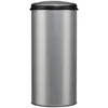 Image de ROSSIGNOL Poubelle Handtouch - 45 L - Gris métal 9006 tête noire