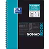 Image de Oxford NomadBook Cahier à Spirales A4+ 160 pages Grands Carreaux Seyès Couverture Polypro Couleur Aléatoire 240x310 mm