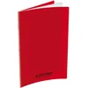 Image de CONQUERANT Cahier Classique 24x32cm Grands Carreaux Seyès 96 Pages Agrafées Couverture Polypro Rouge