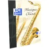 Image de Cahier de musique Oxford Réglure Grands Carreaux et Musique 48 pages agrafées 17 x 22 cm en occasion ou reconditionné