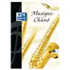 Image de Cahier de musique Oxford Réglure Grands Carreaux et Musique 48 pages agrafées 21 x 29,7 cm en occasion ou reconditionné