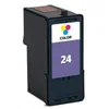 Image de FGE Cartouche d'encre Compatible pour LEXMARK 24 - Cyan/Magenta/Jaune