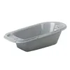 Image de Baignoire bébé - THERMOBABY - Luxe Gris Charme - Taille adaptée - Stable et robuste - Bouchon de vidange