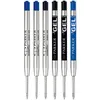Image de Parker Paquet de recharges Discovery pour stylo bille et gel : 3 Quinkflow pour stylos à bille et 3 Quink d’encre de gel lot de 6