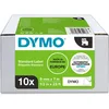 Image de DYMO D1 étiquettes autocollantes authentiques | 9 mm x 7 m | impression en noir sur fond blanc | pour étiqueteuses LabelManager | 10 rouleaux