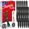Image de Sharpie S-Gel | Stylos gel | Pointe moyenne (0,7 mm) | Encre bleue | Lot de 12