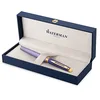 Image de Stylo roller Waterman Hémisphère - en métal et laque violette avec finition en plaqué or - coffret cadeau