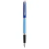 Image de Coffret cadeau Waterman Hémisphère Stylo plume Finition palladium en Acier inoxydable Plume moyenne Bleu laqué en occasion ou reconditionné